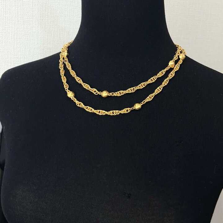 楽天市場】【中古】CHANEL シャネル ロング ネックレス ヴィンテージ  