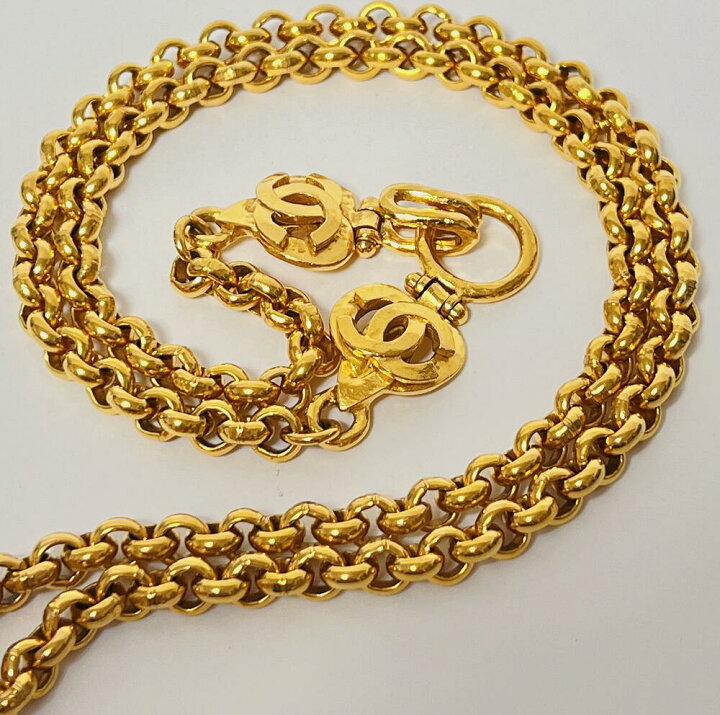 楽天市場】【中古】CHANEL シャネル ココマーク ウィーブ ネックレス 