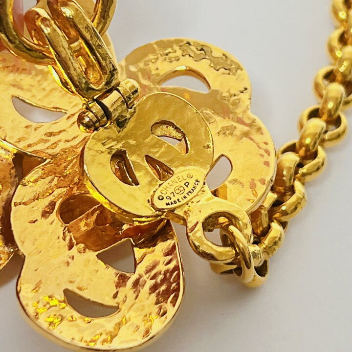楽天市場】【中古】CHANEL シャネル ココマーク ウィーブ ネックレス 