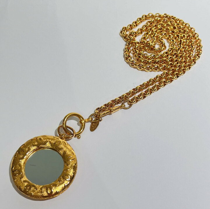 楽天市場】【中古】CHANEL シャネル ココマーク ミラー ネックレス 