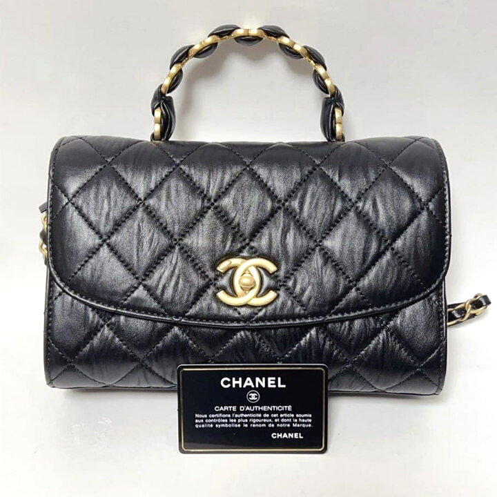 楽天市場】CHANEL シャネル AS2478 B05514 94305 スモール トップ 