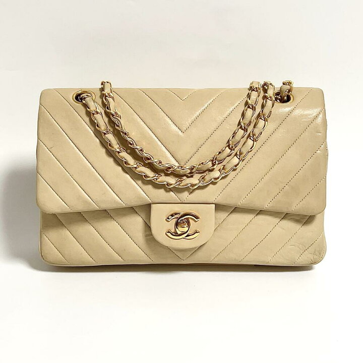 楽天市場】【中古】CHANEL シャネル マトラッセ Vステッチ 25 W 