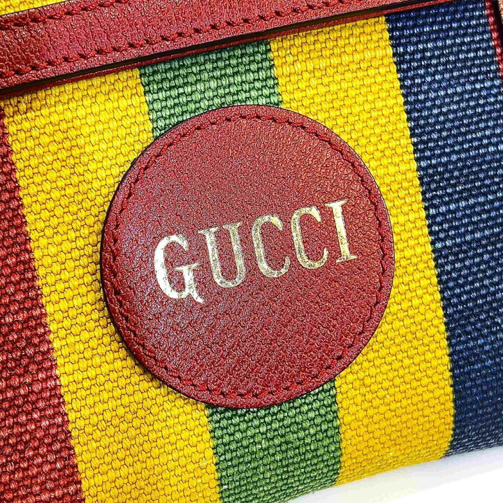 楽天市場】【中古】GUCCI グッチ バイアデラストライプ ショルダー 