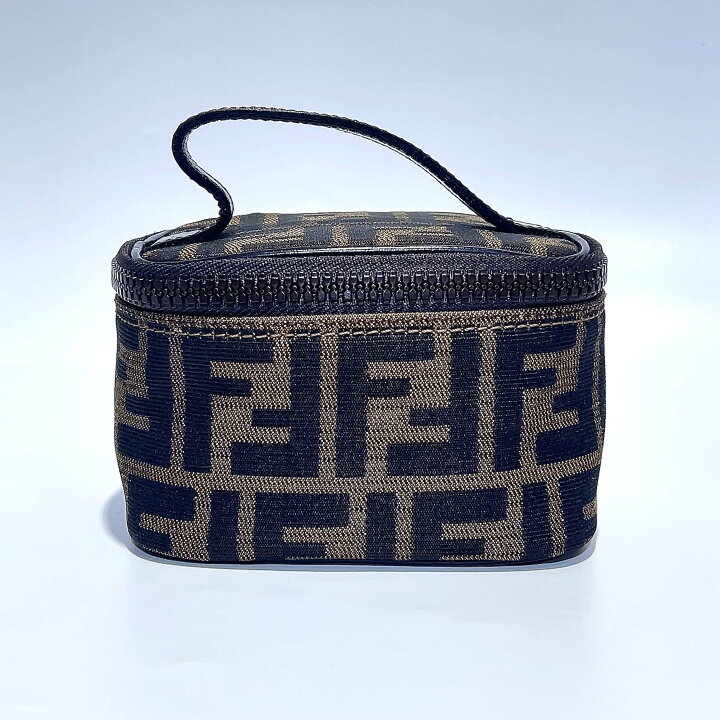 楽天市場】【中古】FENDI フェンディ ズッカ ミニ バニティ バッグ FF 