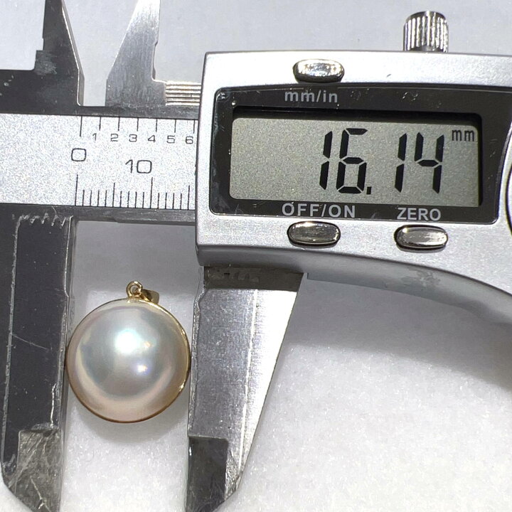 楽天市場】【中古】K18 YG 天然 マベパール ネックレス ペンダント 