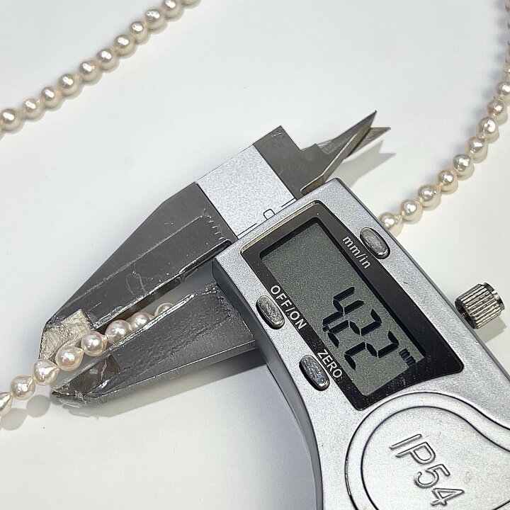 楽天市場】SV AKOYA アコヤ ベビーパール バロック ネックレス 4mm 