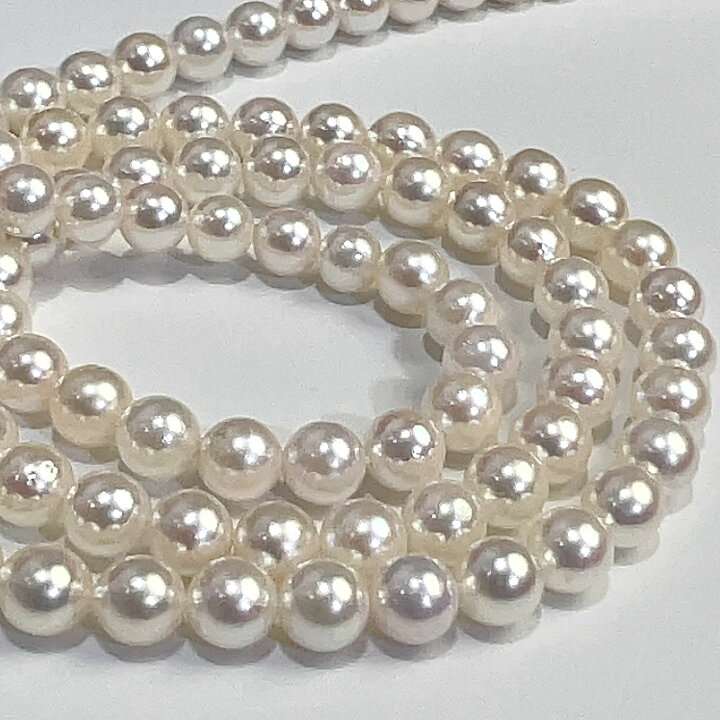 楽天市場】AKOYA アコヤ ベビー パール ネックレス ルース 4-4.5mm  
