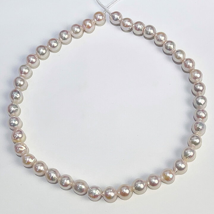 楽天市場】AKOYA アコヤ パール バロック ネックレス ルース 9−10mm  