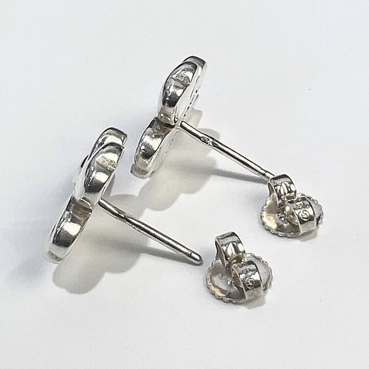 楽天市場】【中古】CHANEL シャネル SV 925 四つ葉 ピアス シルバー 