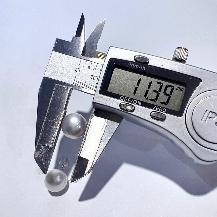 楽天市場】Pt900 天然 白蝶 南洋 パール ピアス 11.3mm 4.6g 本真珠 