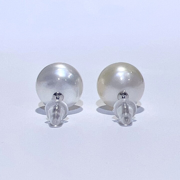 楽天市場】Pt900 天然 白蝶 南洋 パール ピアス 11.4mm 4.6g 本真珠 