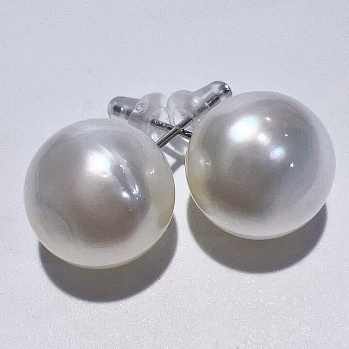 楽天市場】Pt900 天然 白蝶 南洋 パール ピアス 11.4mm 4.6g 本真珠 