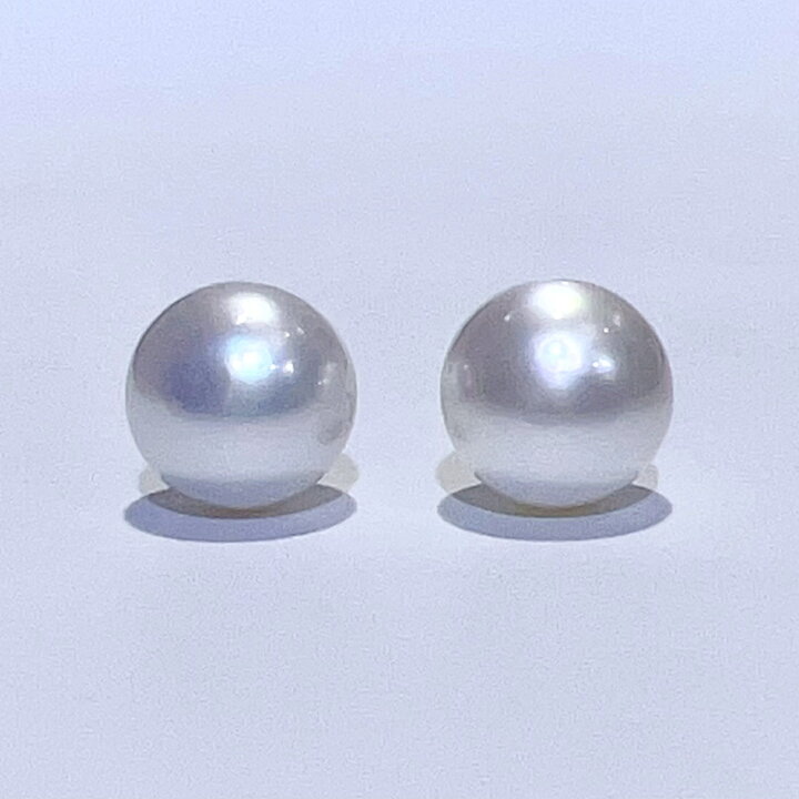 楽天市場】Pt900 天然 白蝶 南洋 パール ピアス 11.1mm 4.2g 本真珠 