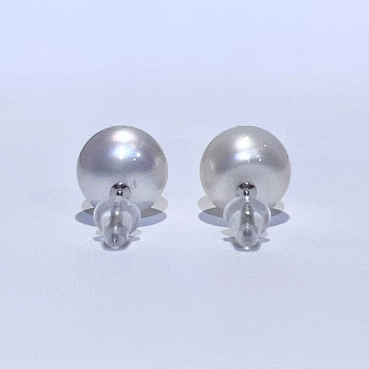 楽天市場】Pt900 天然 白蝶 南洋 パール ピアス 11.1mm 4.2g 本真珠 
