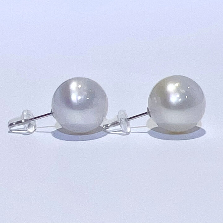楽天市場】Pt900 天然 白蝶 南洋 パール ピアス 12.3mm 5.7g 本真珠 