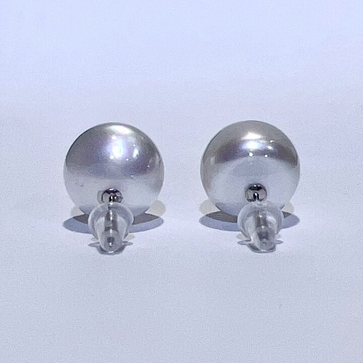 楽天市場】Pt900 天然 白蝶 南洋 パール ピアス 12.6mm 5.9g 本真珠 