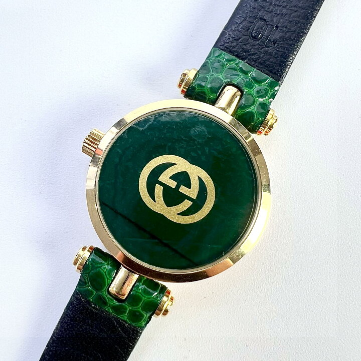 楽天市場】【中古】GUCCI グッチ シェリーライン レディス クオーツ 白  