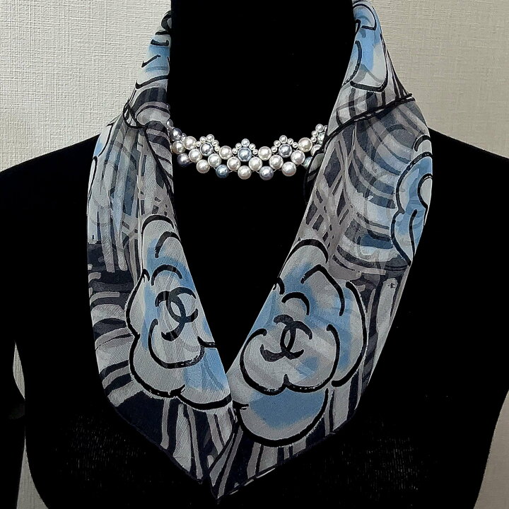 楽天市場】【中古】 CHANEL シャネル ココマーク カメリア シルク 