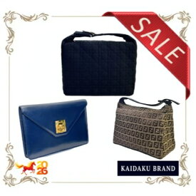 【中古】限定特典 買得セット Dior ディオール カナージュ ミニ ハンドバッグ アクセサリーポーチ MC1917 ブラッ CELINE セリーヌ ガンチーニ クラッチ セカンド バッグ ネイビー FENDI フェンディ ズッキーノ ショルダーバッグ ラージ ポーチ 8N0005 ベージュ キャンバス