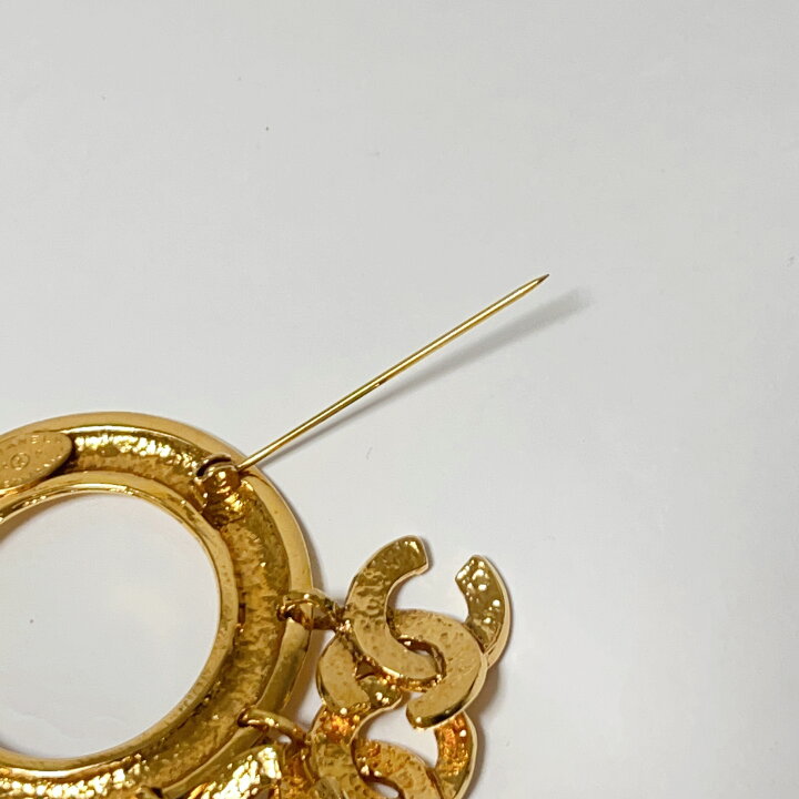 楽天市場】【中古】CHANEL シャネル 5連 ココマーク フープ ブローチ 