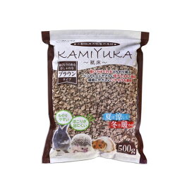 （まとめ） KAMIYUKA〜紙床〜ブラウン 500g （ペット用品） 【×6セット】【代引不可】