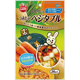 （まとめ）マルカン つみたてベジタブル 26g ハムスターフード 【×10セット】【代引不可】