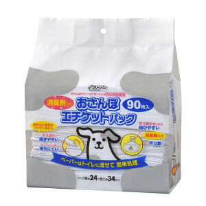 (まとめ)おさんぽエチケットパック 消臭剤入り 90枚【×3セット】 (犬猫用品)