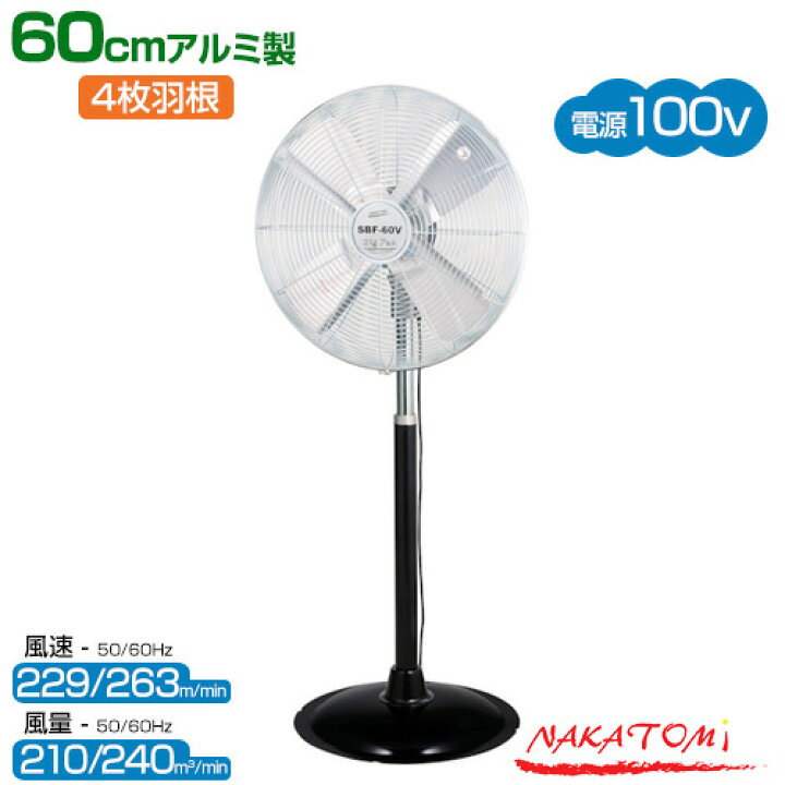 楽天市場】《法人限定》ナカトミ 業務用扇風機 工場扇 ビッグファン 
