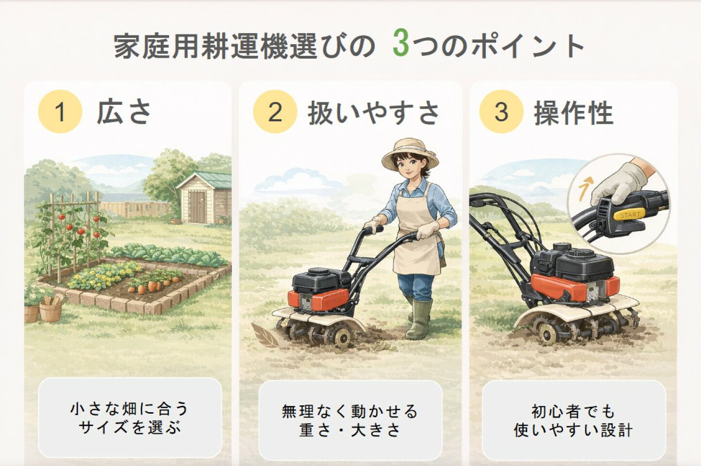 楽天市場 | 買援隊 - 家庭用耕運機の選び方｜初心者の方向けにホンダ製 
