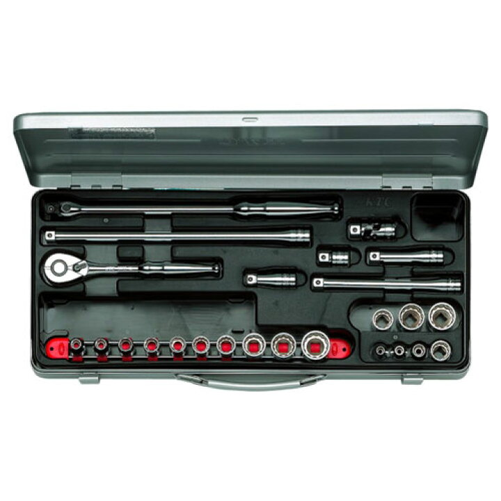 楽天市場】[KTC工具] 9.5sq.ソケットレンチセット[25点] TB317X 