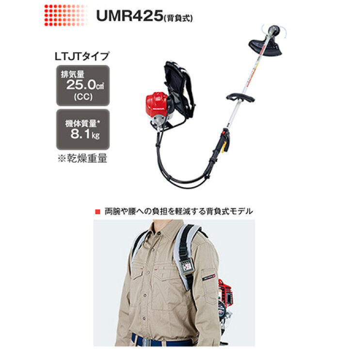 楽天市場】☆ポイント5倍☆ホンダ ナイロンコード仕様 背負い式 