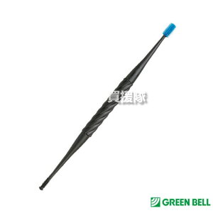 グリーンベル らせん式ゴムの耳かき(大きめブラシ)ブルー G-2192 【日本製】【匠の技】【みみかき 螺旋式 二重螺旋構造 やわらかブラシ 丸洗いが可能 衛生的 耳垢 ごっそりとキャッチ Green