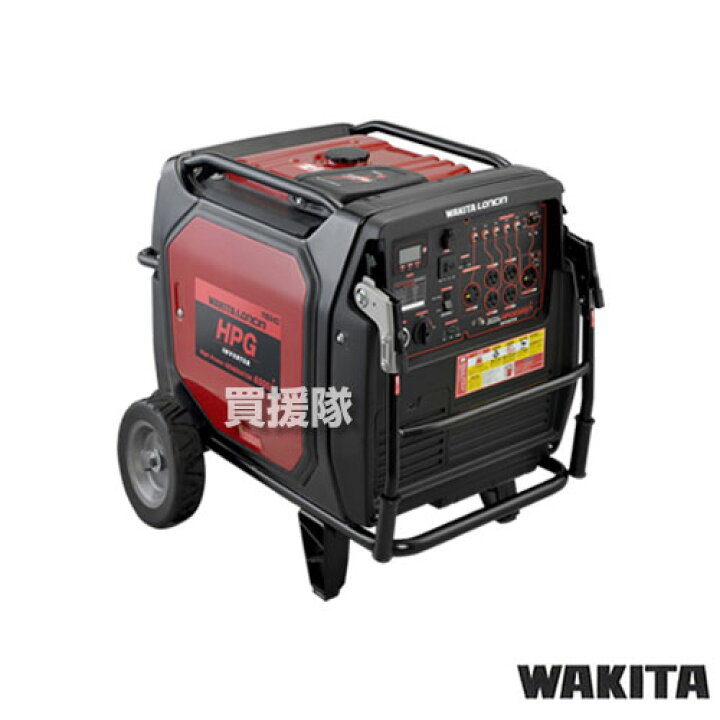 楽天市場】《法人限定》ワキタ インバーター 発電機 HPG6500iS [420cc 