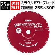 日光製作所 超軽量 ミラクルパワーブレードWスリット 255mm×30P WMR型 （25枚セット） 【岩間式 草刈機 …