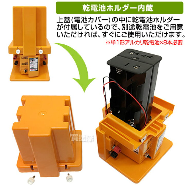 楽天市場】電気柵 セット 100m 2段張り （AC電源セット） 家庭菜園 