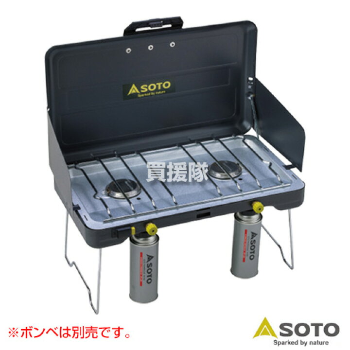 楽天市場】SOTO 2バーナー ST-527 【 ツーバーナー 2口 バーナー 