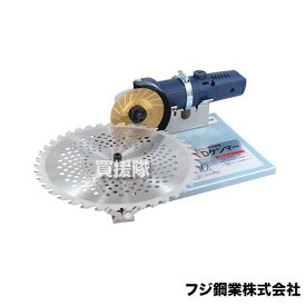 フジ鋼業 DケンマーSPチップソー研磨機 低速グラインダー付 FK-002 【刈刃 チップソー 230 255 305 mm 草刈機 草刈り機 刃 用 研磨 研ぐ 削る 磨耗 再研磨 メンテナンス 目立て 刃研ぎ アサリ研磨】【おしゃれ おすすめ】[CB99]