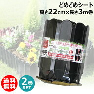 【最大1000円OFFクーポン】（2巻セット）どめどめシートL 高22cm×長3m巻 第一ビニール 土と芝の根 【ガ…