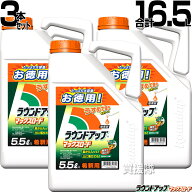 日産化学 ラウンドアップ マックスロード 希釈 5.5L 3本セット(1ケース) 合計16.5L 【原液タイプ 除草剤 …
