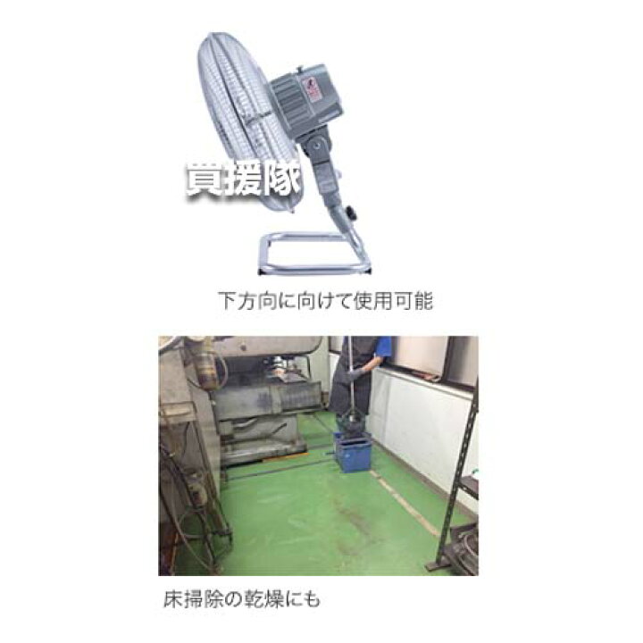 楽天市場】ナカトミ アルミ 床置型工場扇 45cm OPF-45FAZ 全閉式 OPF 
