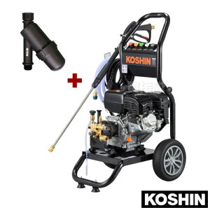 【ディスクフィルターセット】工進 エンジン式 高圧洗浄機 JCE-1710 【17Mpa 高圧力 高圧洗浄 業務用 家庭用 農機具 掃除機 洗車 外壁 ホース 火山灰 降灰 掃除 高圧洗浄器 農業機械 泥汚れ 網戸