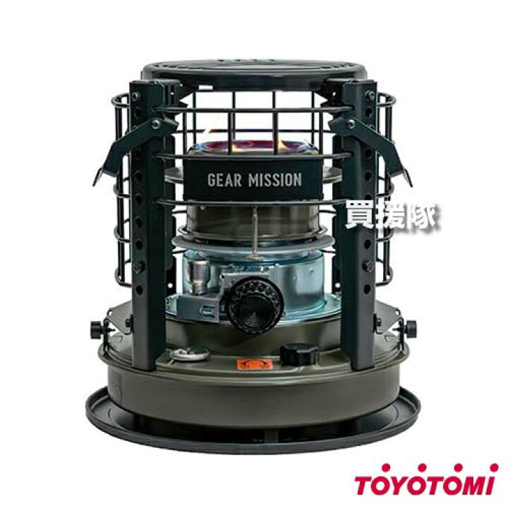 楽天市場】トヨトミ 煮炊き暖房用 石油コンロ K3-GM1(G) オリーブ GEAR 