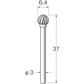 【ポイント10倍】日本精密機械工作(株) リューター 超硬カッターK3026 K3026 【DIY 工具 TRUSCO トラスコ 】【おしゃれ おすすめ】[CB99]