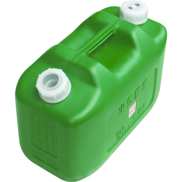 楽天市場】土井金属化成(株) ヒシエス 軽油缶 10L グリーン KY-10 
