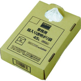 【ポイント10倍】トラスコ中山(株) TRUSCO まとめ買い 業務用ポリ袋 透明・箱入 0.15×45L (30枚入) XU0045 【DIY 工具 TRUSCO トラスコ 業務用 まとめ買い まとめ売り ポリ袋 大型 収納 ゴミ袋 45リットル ビニール袋 45l 透明 】【おしゃれ おすすめ】[CB99]