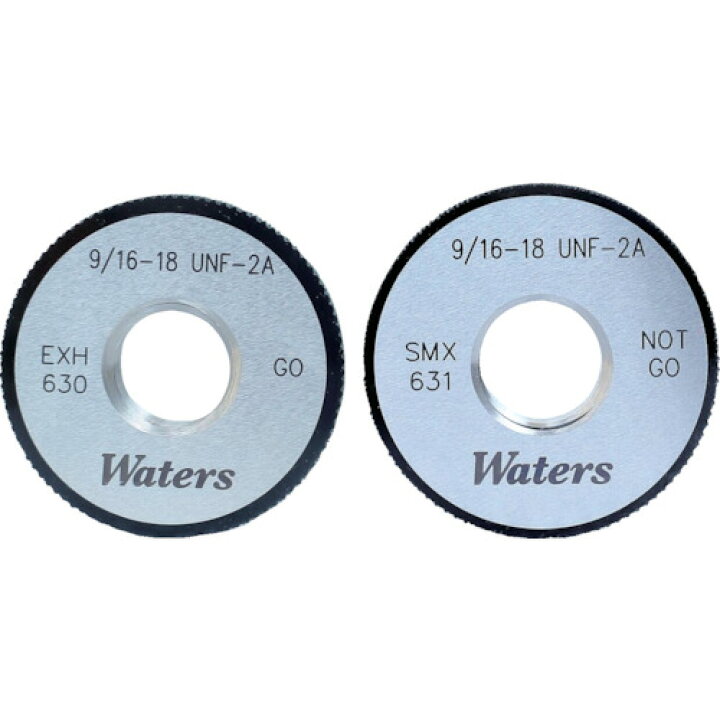 人気ブラドン WATERS ユニファイねじ用リングゲージ UNF 1式 ozolgunticaret.com