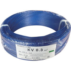 �y�|�C���g10�{�zKHD KV0.3 �� 200m KV0.3SQ-02-200M �yDIY �H�� TRUSCO �g���X�R �z�y������� �������߁z[CB99]