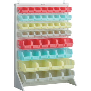 �y�|�C���g10�{�z�g���X�R���R(��) TRUSCO �p�l���R���e�i���b�N �Жʎ��E���u�^�C�v�E�R���e�i�������d�l 910×320×H1240 �z���C�g ��×32 ��×12 ��×8 T-12224N-SK-AW �yDIY �H�� TRUSCO �g���X�R �z�y����