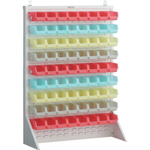 �y�|�C���g10�{�z�g���X�R���R(��) TRUSCO �p�l���R���e�i���b�N �Жʎ��E���u�^�C�v�E�R���e�i�������d�l 910×320×H1240 �z���C�g ��×72 T-1272N-SK-AW �yDIY �H�� TRUSCO �g���X�R �z�y������� ������