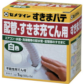 【ポイント10倍】セメダイン すきまパテ 1kg(500g×2入)/箱 白 HC-159 HC-159 【DIY 工具 TRUSCO トラスコ 】【おしゃれ おすすめ】[CB99]